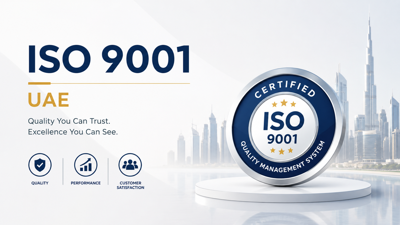 ISO 9001 Certification for Service Providers in Dubai